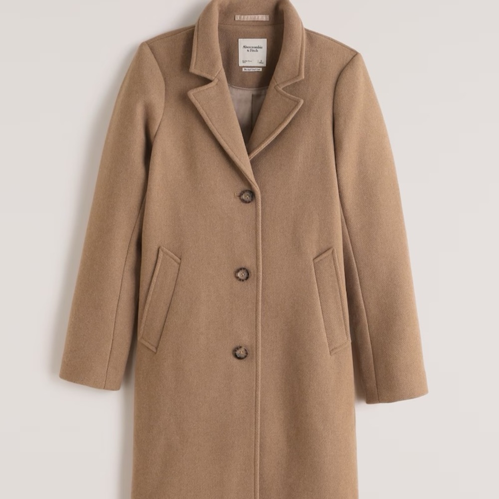 Abercrombie and Fitch wool Blend Dad Coat